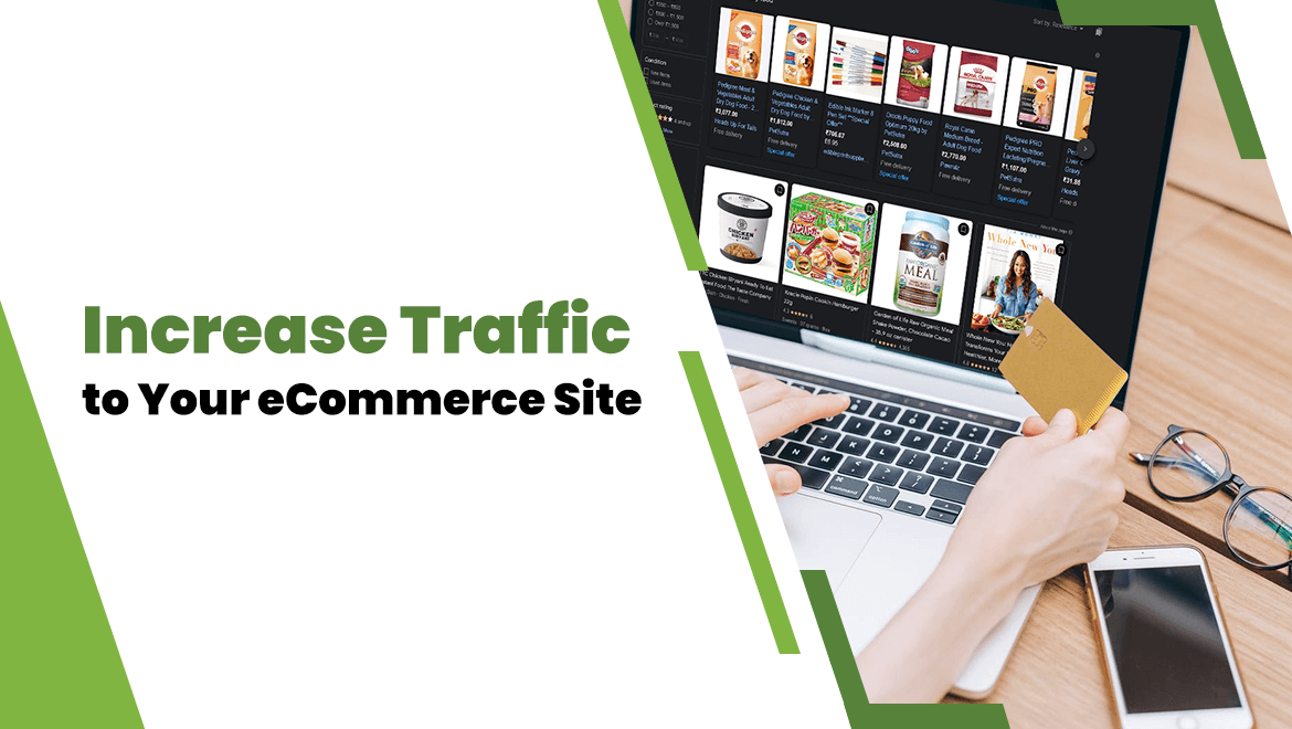 How do I increase web traffic to an eCommerce website?