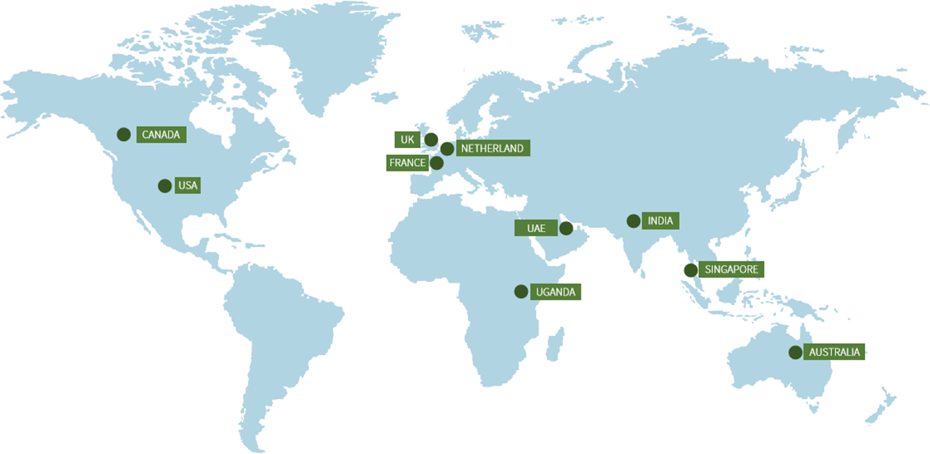 Our clients Map