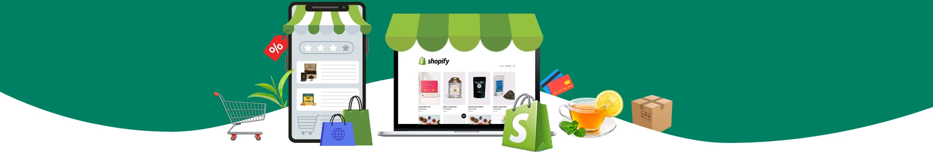 Shopify landing Banner